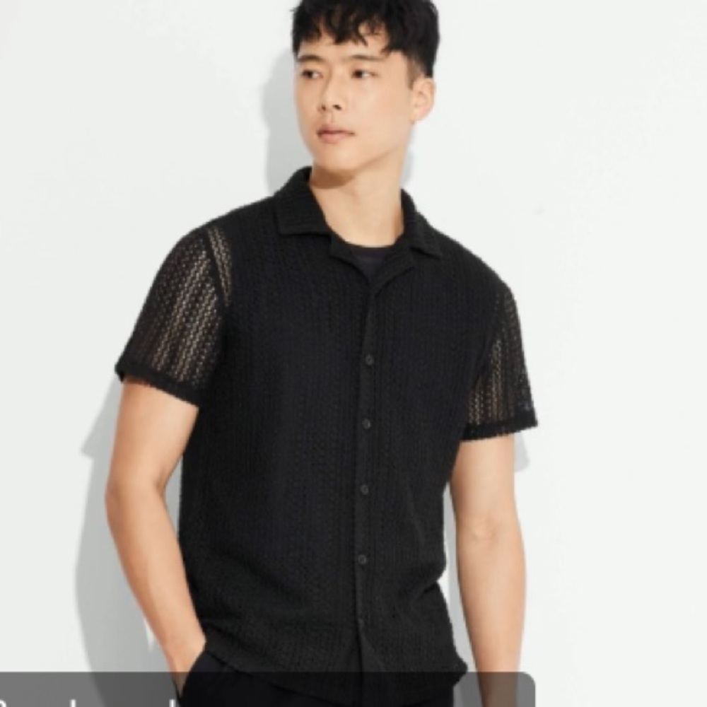 Men's Short Sleeve
Camp Collared Button-Down Shirt - Original
Use™ Black new